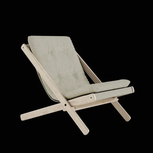 Karup Design Boogie Lánestol M. Madras 914 Linen/Rå Bøg