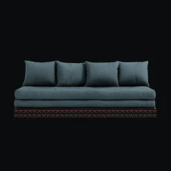 Karup Design Chico Sofa M. Madras 80x200 757 Petrol Blue