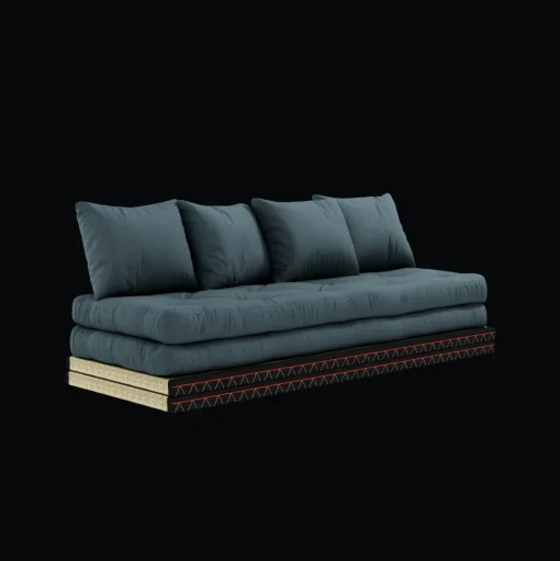 Karup Design Chico Sofa M. Madras 80x200 757 Petrol Blue