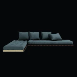 Karup Design Chico Sofa M. Madras 80x200 757 Petrol Blue