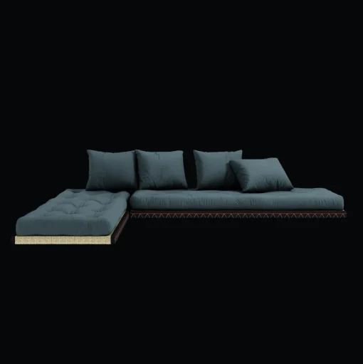 Karup Design Chico Sofa M. Madras 80x200 757 Petrol Blue