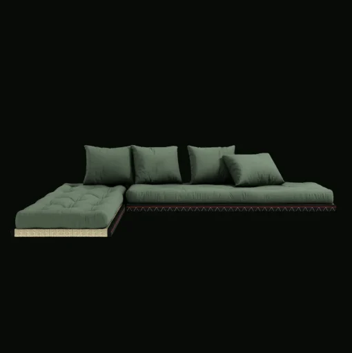 Karup Design Chico Sofa M. Madras 80x200 756 Olive Green