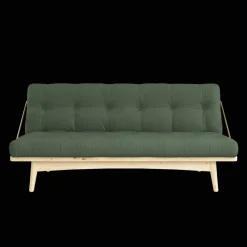 Karup Design Folk Sofa M. 5-Lags Madras 756 Olive Green/Klarlakeret