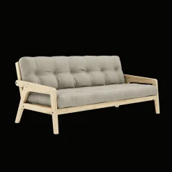 Karup Design Grab Sofa M. 5-Lags Madras 914 Linen/Klarlakeret