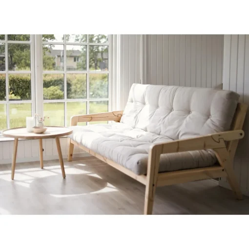 Karup Design Grab Sofa M. 5-Lags Madras 914 Linen/Klarlakeret