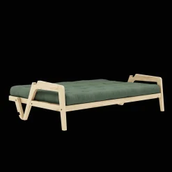 Karup Design Grab Sofa M. 5-Lags Madras 756 Olive Green/Klarlakeret