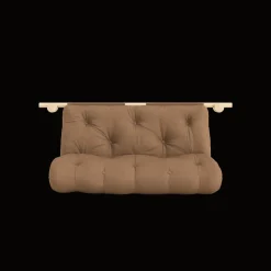 Karup Design Hooked Madras Med Beslag 135x200 Mocca/Raw