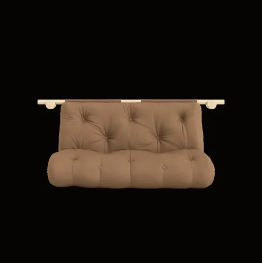 Karup Design Hooked Madras Med Beslag 135x200 Mocca/Raw