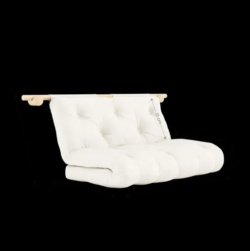 Karup Design Hooked Madras Med Beslag 135x200 Ivory/Raw