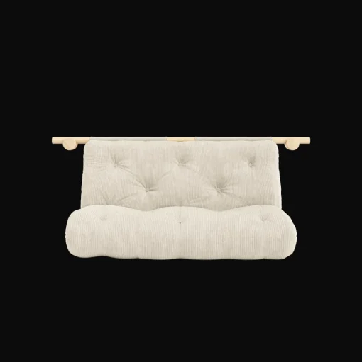 Karup Design Hooked Madras Med Beslag 135x200 Ivory/Raw
