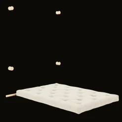 Karup Design Hooked Madras Med Beslag 135x200 Ivory/Raw