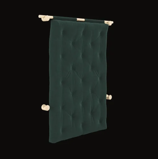 Karup Design Hooked Madras Med Beslag 135x200 Seaweed/Raw