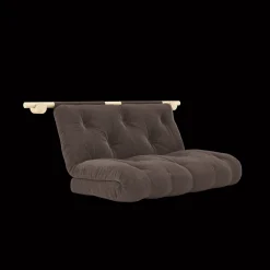 Karup Design Hooked Madras Med Beslag 135x200 Chokolade/Raw