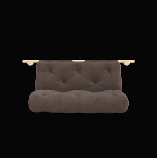 Karup Design Hooked Madras Med Beslag 135x200 Chokolade/Raw