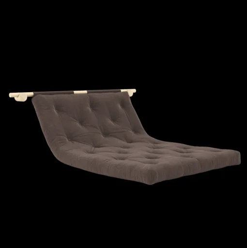 Karup Design Hooked Madras Med Beslag 135x200 Chokolade/Raw