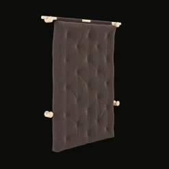 Karup Design Hooked Madras Med Beslag 135x200 Chokolade/Raw
