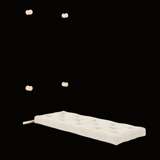 Karup Design Hooked Madras Med Beslag 75x200 Ivory/Raw