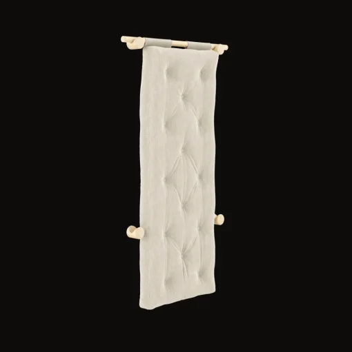 Karup Design Hooked Madras Med Beslag 75x200 Ivory/Raw