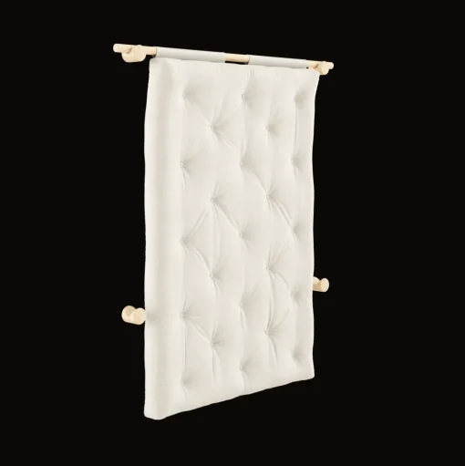 Karup Design Hooked Madras Med Beslag 135x200 Linned/Raw