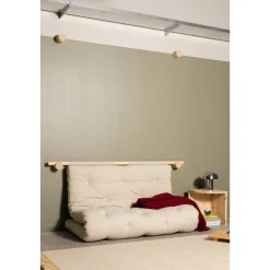 Karup Design Hooked Madras Med Beslag 135x200 Linned/Raw