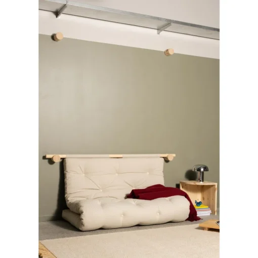 Karup Design Hooked Madras Med Beslag 135x200 Linned/Raw