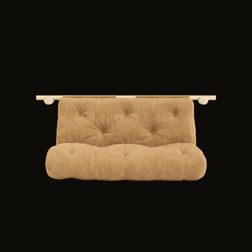 Karup Design Hooked Madras Med Beslag 135x200 Fudge Brown/Raw