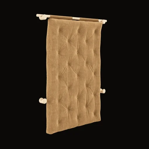 Karup Design Hooked Madras Med Beslag 135x200 Fudge Brown/Raw