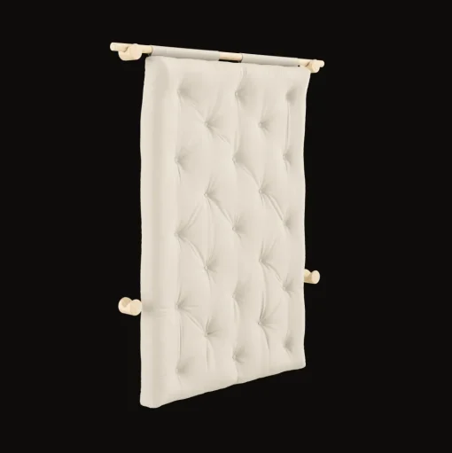 Karup Design Hooked Madras Med Beslag 135x200 Beige/Raw