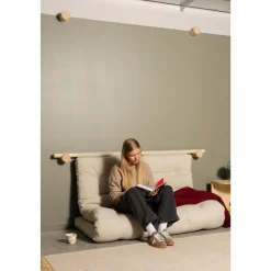Karup Design Hooked Madras Med Beslag 135x200 Beige/Raw