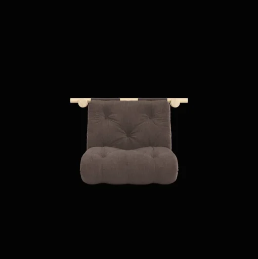 Karup Design Hooked Madras Med Beslag 75x200 Chokolade/Raw