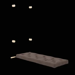 Karup Design Hooked Madras Med Beslag 75x200 Chokolade/Raw