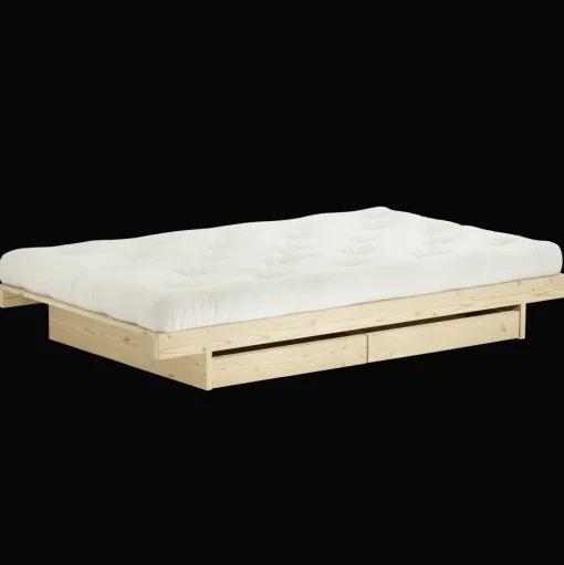 Karup Design Kanso Sengestel Med 2 Skuffer 90x200 Raw