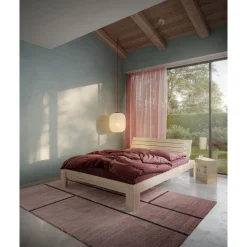 Karup Design Layers Sengestel Med Sengegavl 160x200 Klarlakeret Fyrretrá