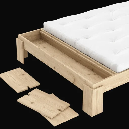 Karup Design Layers Sengestel Med Bánk 160x200 Klarlakeret Fyrretrá