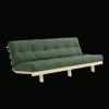 Karup Design Lean Sovesofa Med Alpha Madras 130x200 Oliven Grøn/Raw