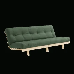 Karup Design Lean Sovesofa Med Alpha Madras 130x200 Oliven Grøn/Raw