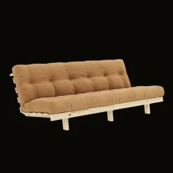 Karup Design Lean Sovesofa Med Alpha Madras 130x200 Fudge Brown/Raw