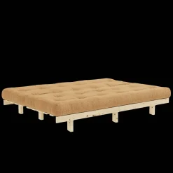 Karup Design Lean Sovesofa Med Alpha Madras 130x200 Fudge Brown/Raw