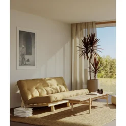 Karup Design Lean Sovesofa Med Alpha Madras 130x200 Mørkegrå/Raw