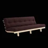 Karup Design Lean Sovesofa Med Alpha Madras 130x200 Brun/Raw