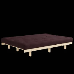 Karup Design Lean Sovesofa Med Alpha Madras 130x200 Brun/Raw