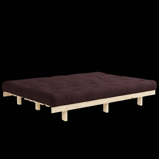 Karup Design Lean Sovesofa Med Alpha Madras 130x200 Brun/Raw