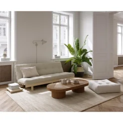 Karup Design Lean Sovesofa Med Alpha Madras 130x200 Beige/Raw