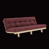 Karup Design Lean Sovesofa Med Alpha Madras 130x200 Bordeaux/Raw