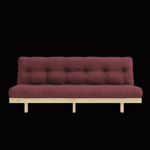 Karup Design Lean Sovesofa Med Alpha Madras 130x200 Bordeaux/Raw