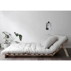 Karup Design Roots Sovasofa Med Roots Madras 140x200 Mocca/Sortlakeret