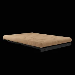 Karup Design Roots Sovasofa Med Roots Madras 140x200 Mocca/Sortlakeret