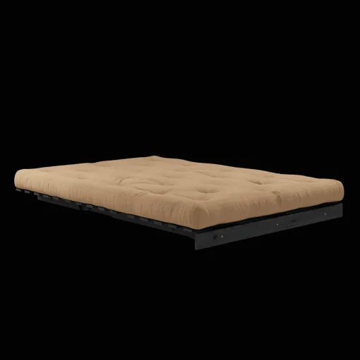 Karup Design Roots Sovasofa Med Roots Madras 140x200 Mocca/Sortlakeret
