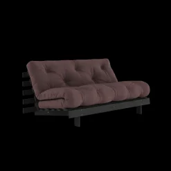 Karup Design Roots Sovasofa Med Roots Madras 160x200 Brun/Sortlakeret