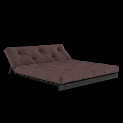 Karup Design Roots Sovasofa Med Roots Madras 160x200 Brun/Sortlakeret